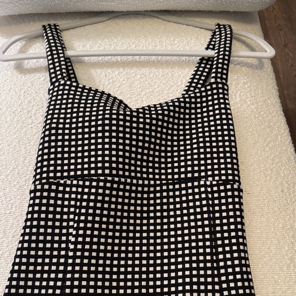 Free people houndstooth mini dress - like new